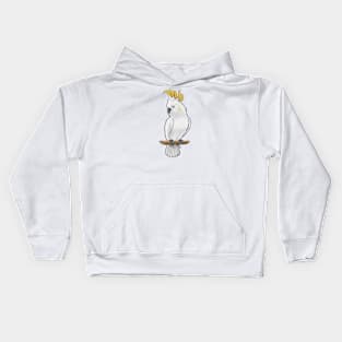 Bird - Citron Cockatoo - Crest Up Kids Hoodie